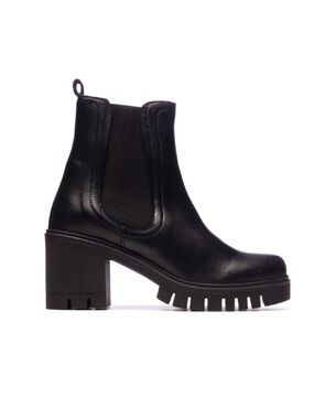 L’intervalle Jasper Black Leather Boots Size 39
